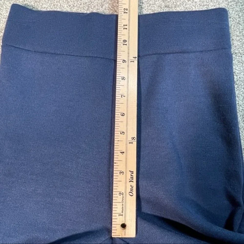 4th+Reckless Navy Blue Ribbed Biker Athletic Shorts XS